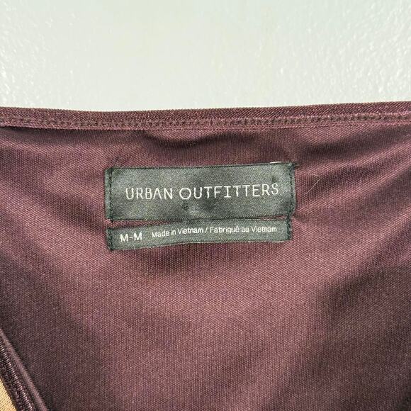 Urban Outfitters Ruched Mesh Mini Dress Animal Leopard Brown Y2K Bodycon - Picture 7 of 8